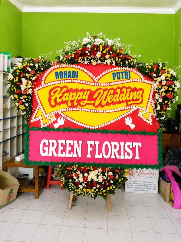 Karangan Bunga Papan Premium Green Florist